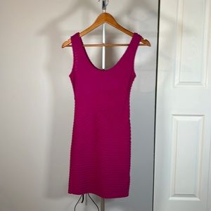 Pink Bodycon Mini Dress